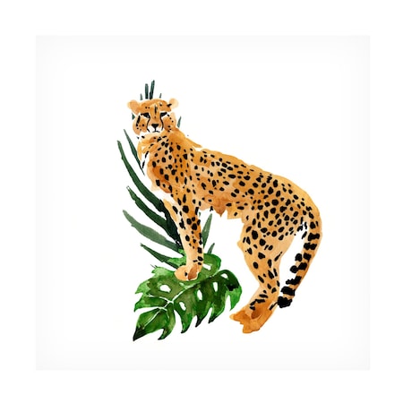 Annie Warren 'Cheetah Outlook II' Canvas Art, 35x35